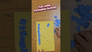 Fun Letter Formation Activity #movementactivities #otactivities