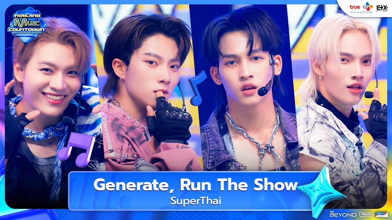 SuperThai - Generate, Run The Show | Thailand Music Countdown EP.13 | 10.08.2025