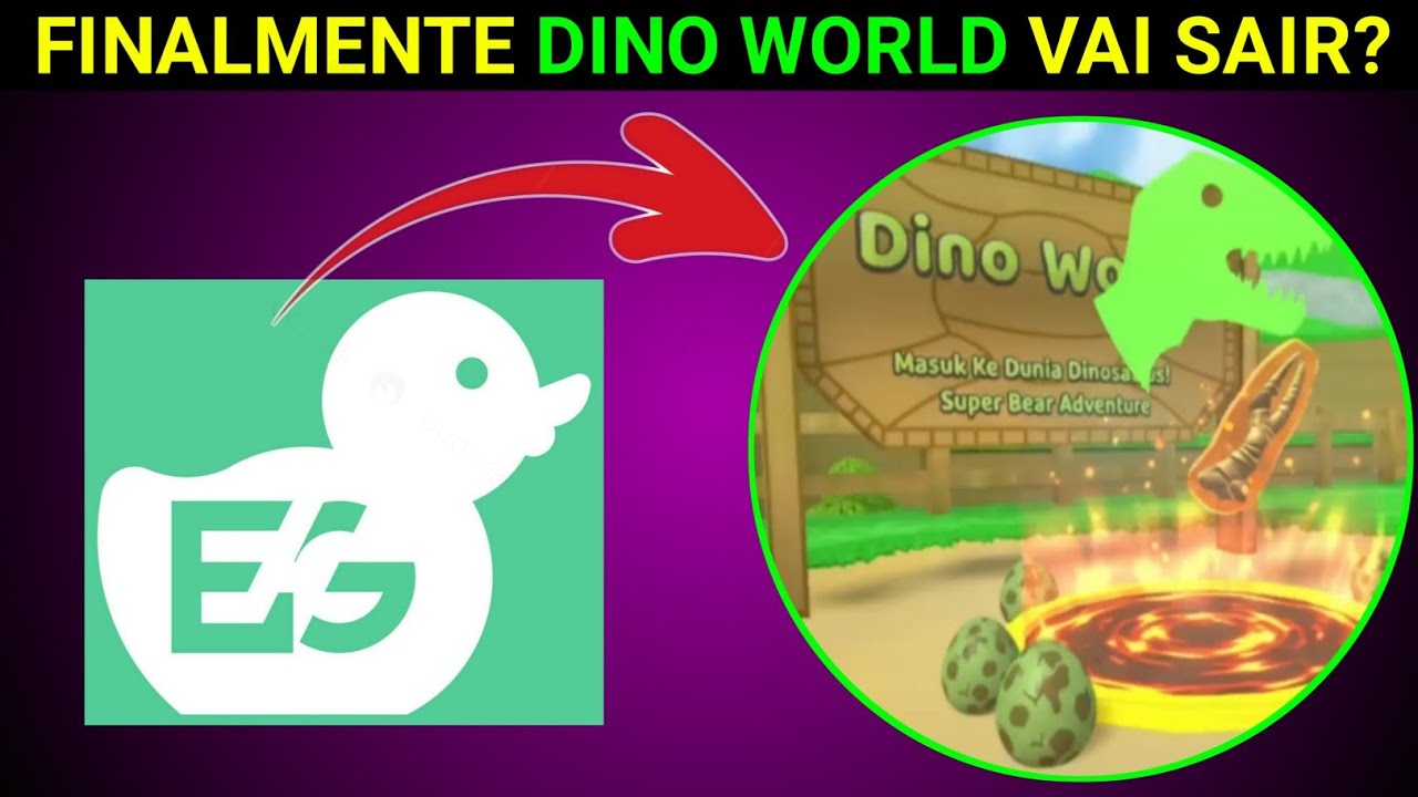 Finalmente Temos informações do MAPA DINO WORLD do SUPER BEAR ADVENTURE 😮