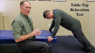 Table Top Relocation Test