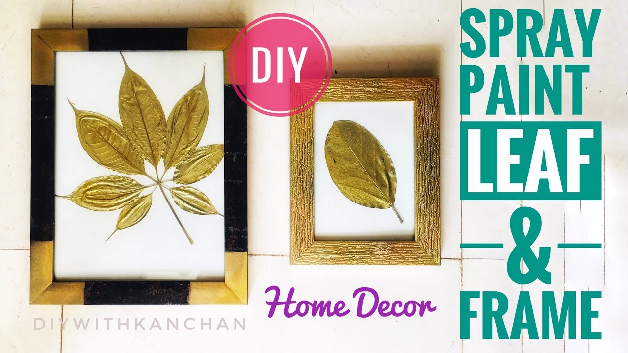 Avery Street Design Blog: DIY Summer School // Sprayed Gold Leaves