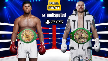 Undisputed Boxing PS5 | Muhammad ali vs Oleksandr Usyk | Full Fight