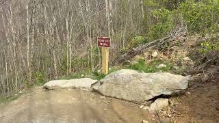 Soco Falls from NEW trailhead!