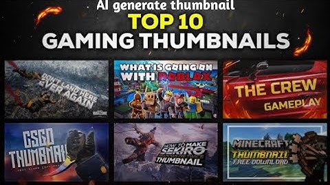 Make Pro Level GAMING THUMBNAILS Using Al (Boost Clicks and Views)