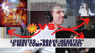 "BraveHearted" by LoveBites - NEW BASSIST - Compare & Contrast