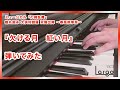 【刀ミュ  鶴丸国永 大倶利伽羅 双騎出陣】欠ける月 紅い月【弾いてみた(short ver.)】