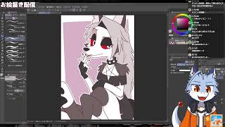 【お絵描き】朝活お絵描き：ルーナ描く【2時間くらい】