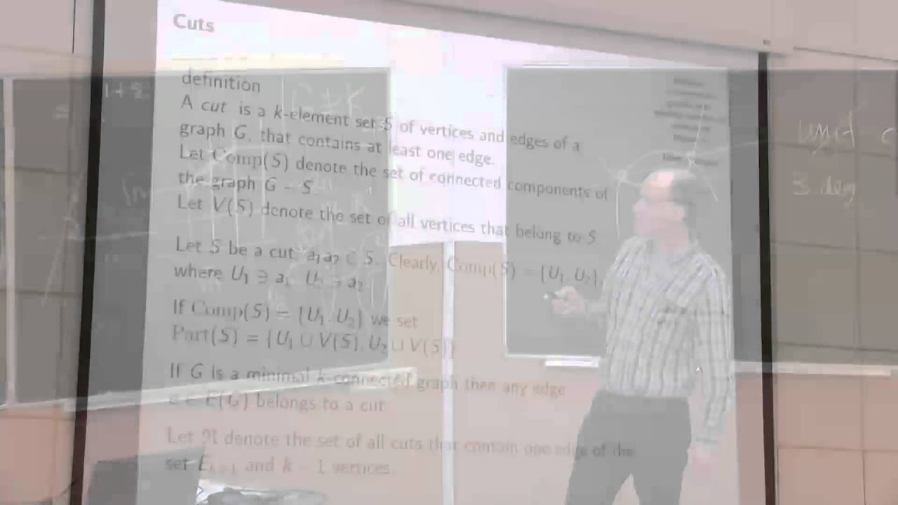 Jan 29. Talk 2. Minimal k-connected graphs with minimal number of vertices of degree k video phone beyonce mp3