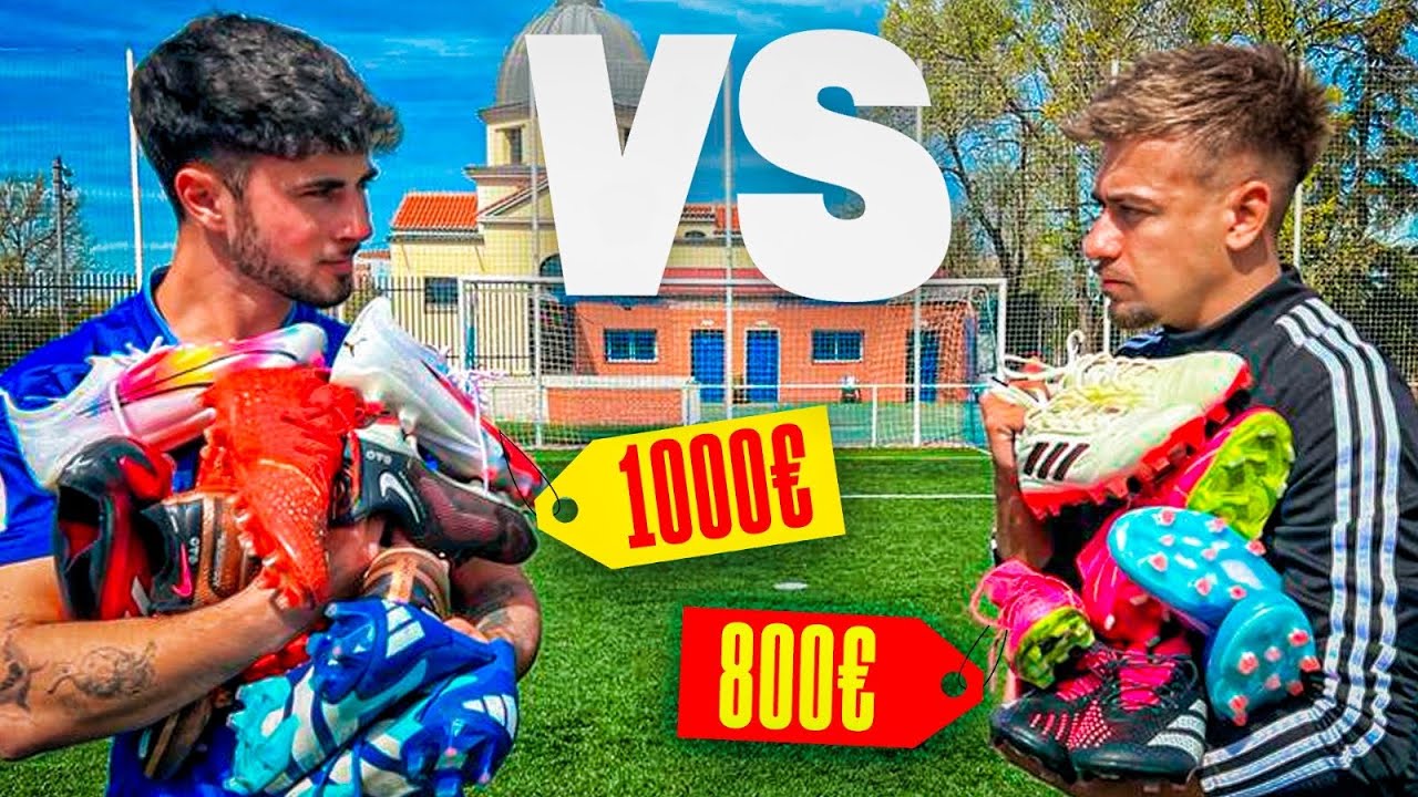 NOS JUGAMOS TODAS nuestras BOTAS DE FÚTBOL en este reto || gomeznawer