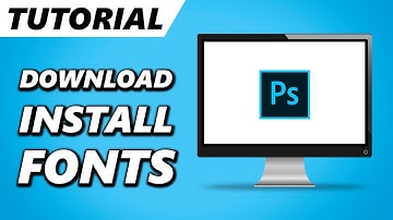 How to Download and Install Fonts in Photoshop! (Full Guide)