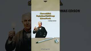 Thomas Edison Quote Status short trending shorts