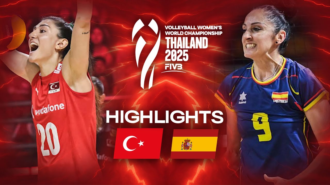 Türkiye 🇹🇷 vs. Spain 🇪🇸 - Highlights | Women's World Championships 2025