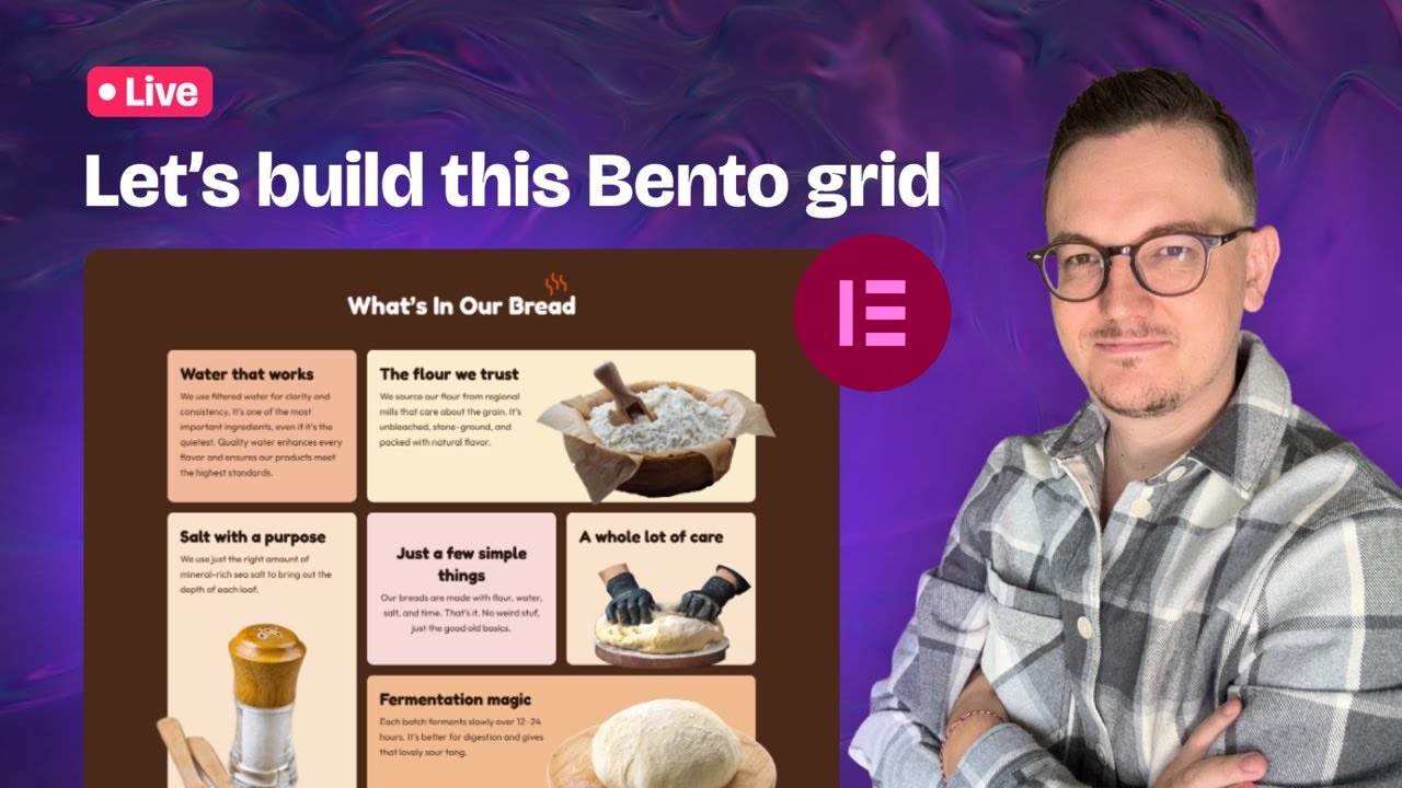 Building challenge: Bento Grid in Elementor V4 - YouTube