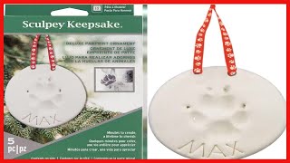 Bon produit -  Sculpey Keepsake Oven Bake Clay Paw Print Memory, mémorial, kit de bricolage. Blanc,