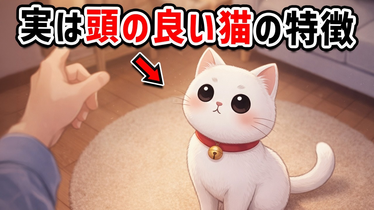 【賢すぎる】頭が良い猫が飼い主にこっそりやる行動７選【猫雑学】