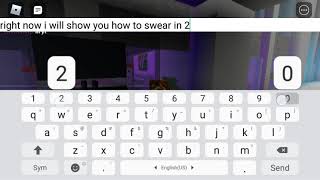 How To Swear In Roblox 2021 Working No Exploit Youtube - how to curse in roblox without tags 2021