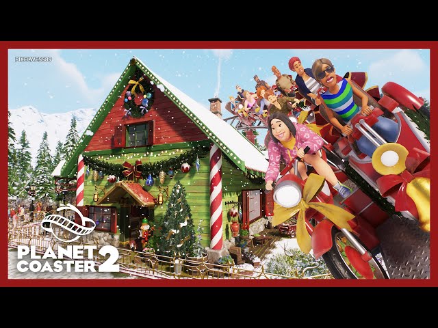 Santa's Gift Rush 🎅🏻🏍️💨 [POV] 🎁 INSANE Christmas Bike