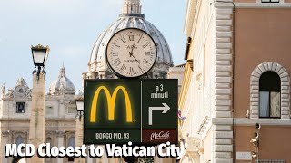 The McDonald's Closest to Vatican City