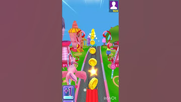 Unicorn run Gameplay Android iOS gaming #short