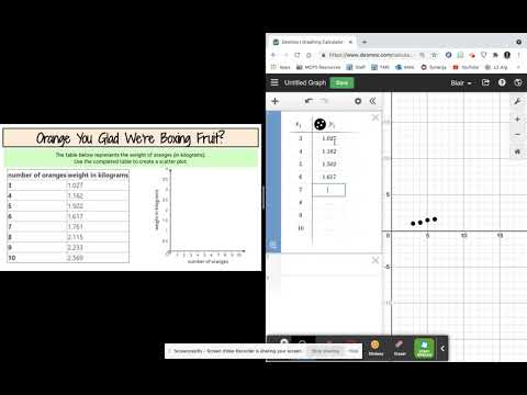 How to Create a Scatterplot in Desmos