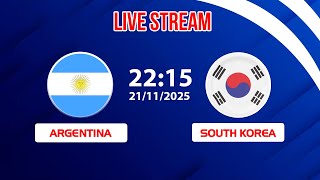 🔴 Argentina vs South Korea | Messi Leads Argentina Against the Asian Side