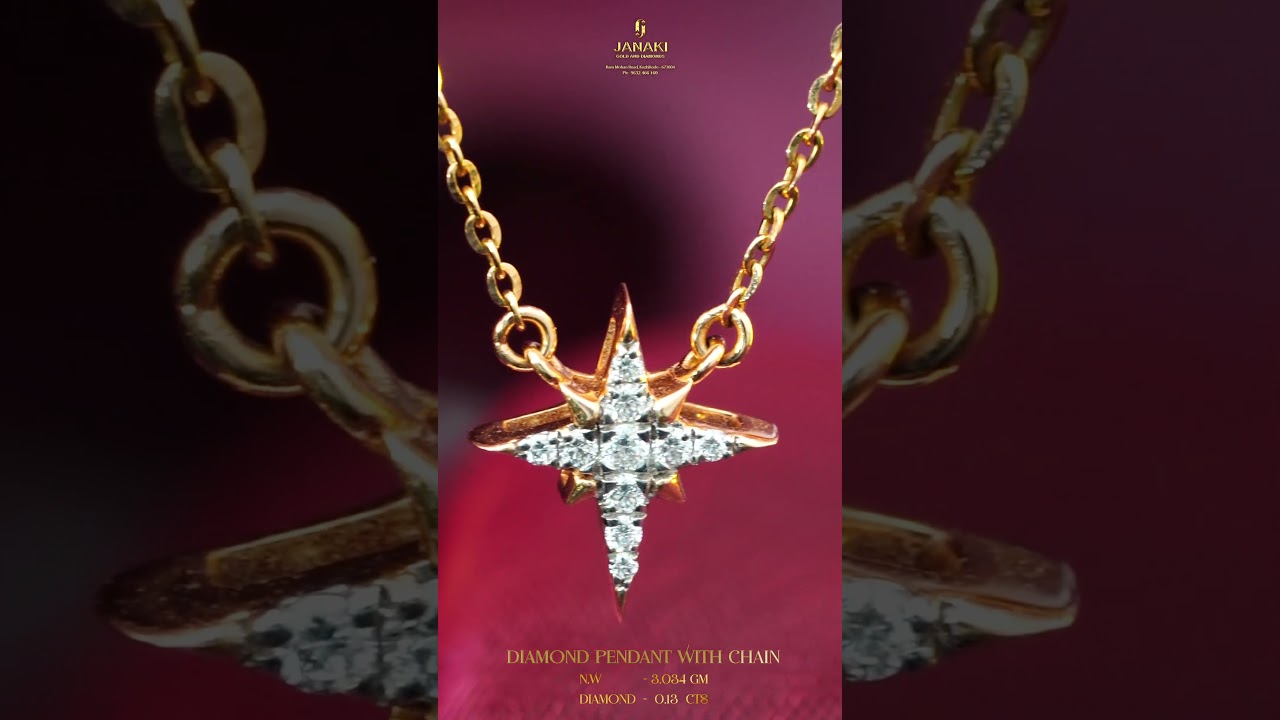 Every sparkle tells a story.A timeless star pendant designed to glow with you 🌟