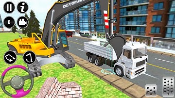 Construction Simulator 3D - Excavator Truck Games - Android gameplay