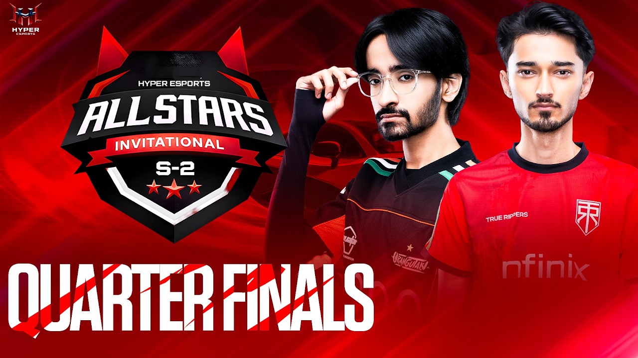 [HINDI] || QTR FINALS || GROUP 1 || ALL STAR INVITATIONAL S-2 || HYPER ...