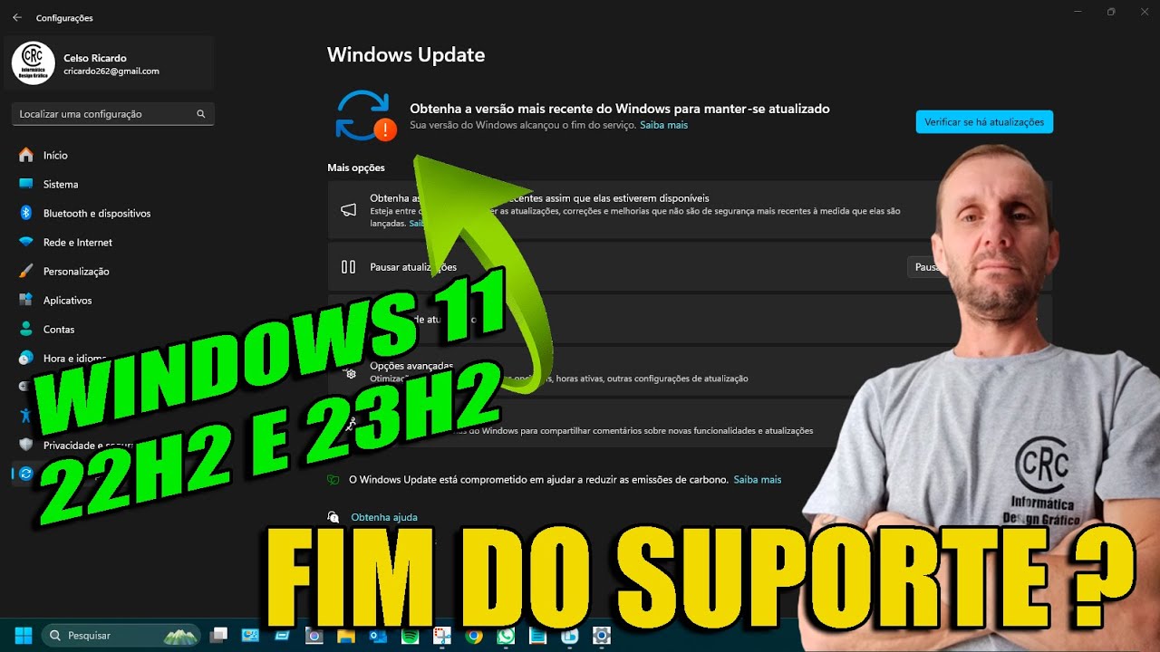 FIM DO WINDOWS 11 22H2 E 23H2 ? 