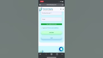 How to register an account (Mobile View)