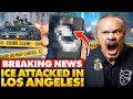 🚨ATTACK on ICE in Los Angeles as Illegal Alien RAMS Agents With Car | Shots Fired…