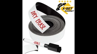 Writable Flexible Dry Erase Magnetic Tape - Remember important things using rewritable stickers