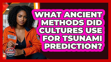 What Ancient Methods Did Cultures Use For Tsunami Prediction? - Your Emergency Planner