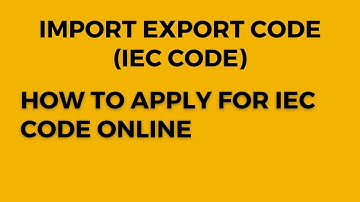 IEC CODE || Import Export Code || How To Apply for IEC CODE || DGFT