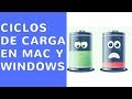 Ciclos de bateria y como consultarlos en Mac y Windows