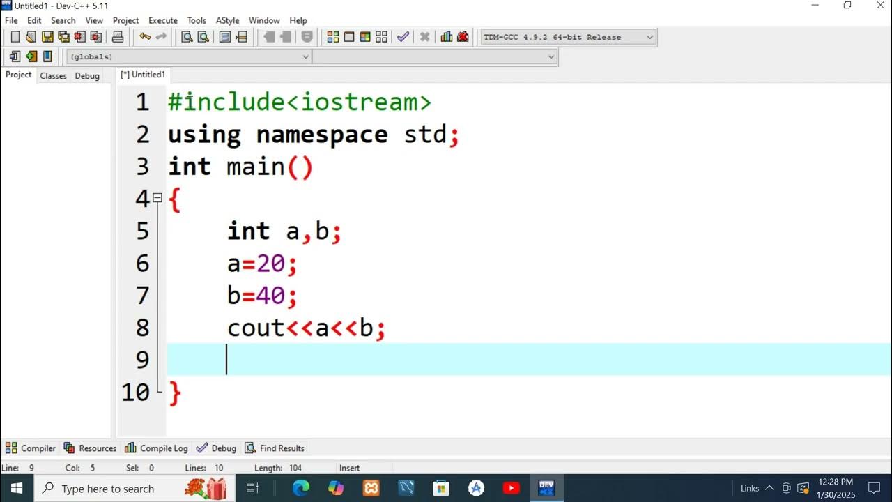 Data type int c++ explanation in pashto - YouTube