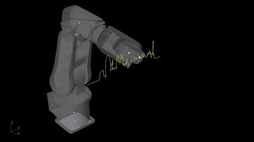 ABB-IRB-120 animation - lightpainting