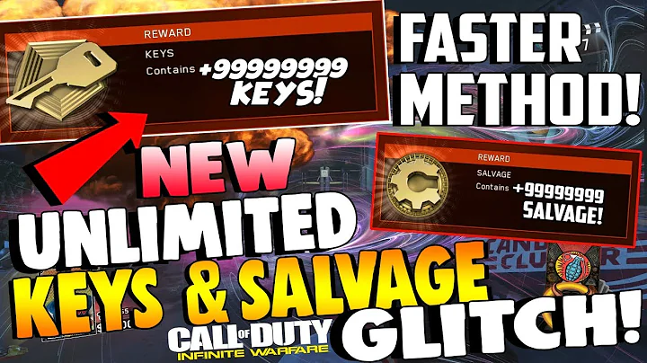 INFINITE WARFARE NEW SOLO *UNLIMITED* KEYS & SALVAGE GLITCH! FAST METHOD TO GET MORE KEYS & SALVAGE!