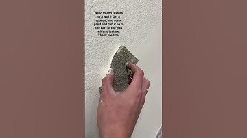 How to add texture to a wall