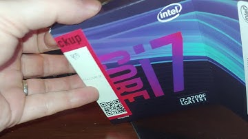 Unboxing Intel I7 9700f CPU, best locked processor for gaming, value wise and non K chip, 9th gen