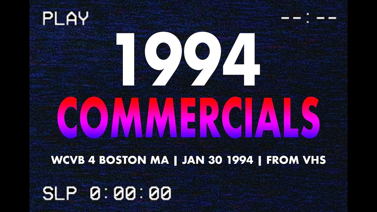 Super Bowl Commercials – 1994 | WBZ-TV Boston (NFL Broadcast Ad Breaks)