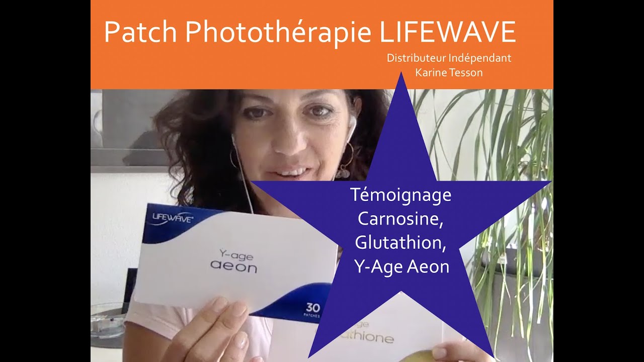 DI Lifewave: Patchs Carnosine, Glutathion, Y-Age Aeon