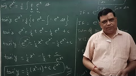 Rbse solutions maths chapter 12 example 29 / differential equation अवकल समीकरण