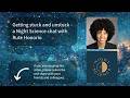 Getting stuck and unstuck - a Night Science chat with Rute Honorio