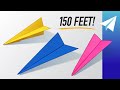 150 ft paper plane long jump
