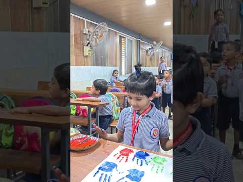 Happy Holi 🫟 | Nursery Activity 💗 #shortsfeed #activity #viral #trending
