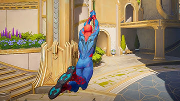 Marvel Rivals - Spider-Man Web Swinging and Wall Crawling