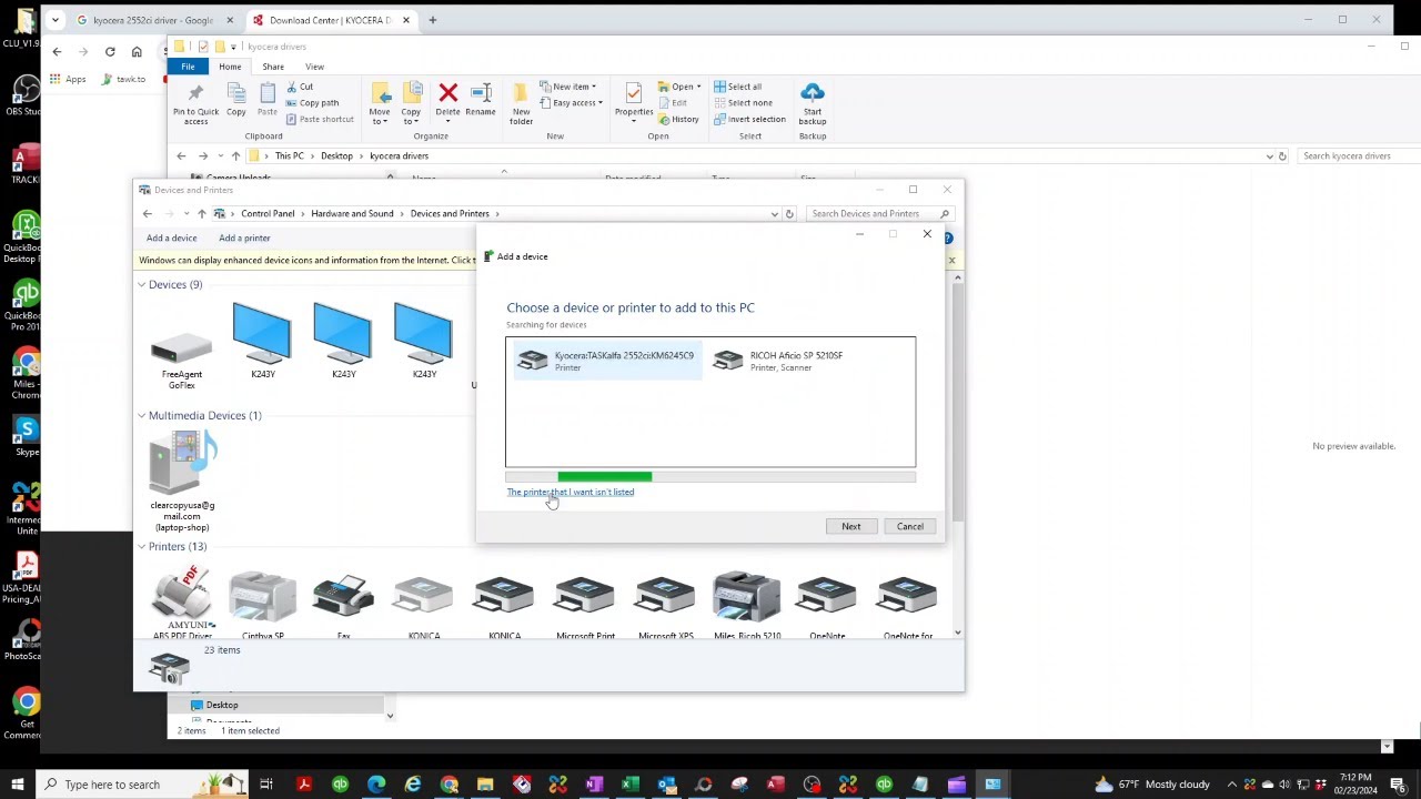 Kyocera Copystar Printer Set Up. How to Download and Install Kyocera