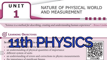11th PHYSICS UNIT 1 Short answer part 1 Qn.1 Nature of Physical World and Measurement quantities