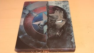 Captain America: Civil War - Best Buy Exclusive Blu-ray SteelBook Unboxing
